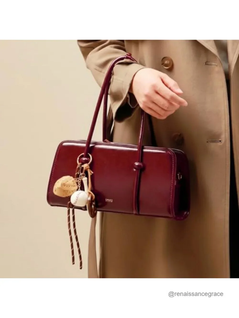Structured Faux Leather Top Handle Satchel Bag Women's Handbag Crossbody